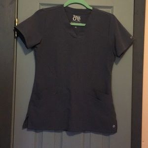 Barco Brand Dark Grey Scrubs